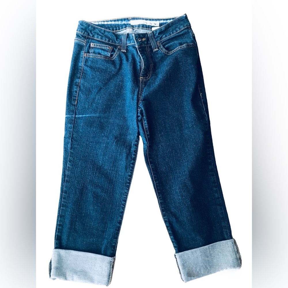 DKNY Cuffed Denim Jeans - Women 6